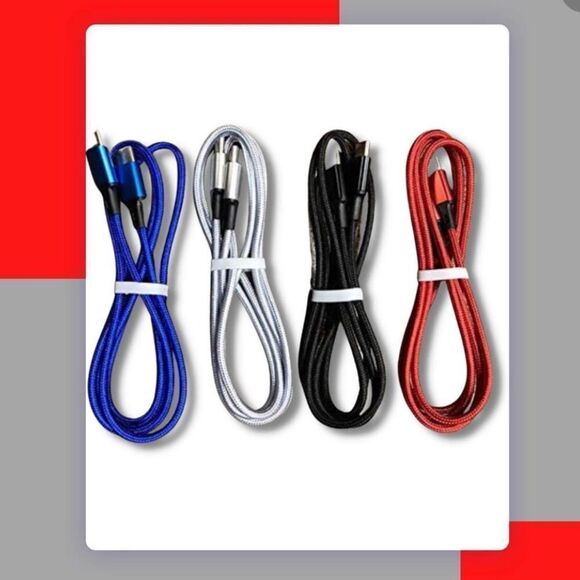 🔋USB C to C sync cable 3.3 ft various colors🔌 - Picture 1 of 2